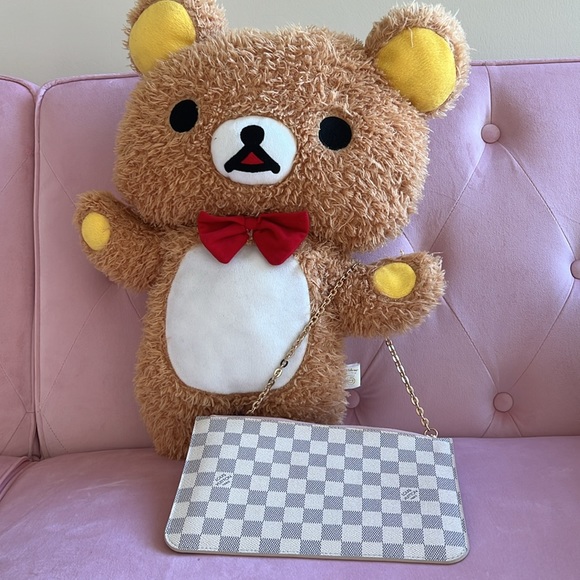 Louis Vuitton Damier Azur Neverfull MM pochette bag - Picture 8 of 9